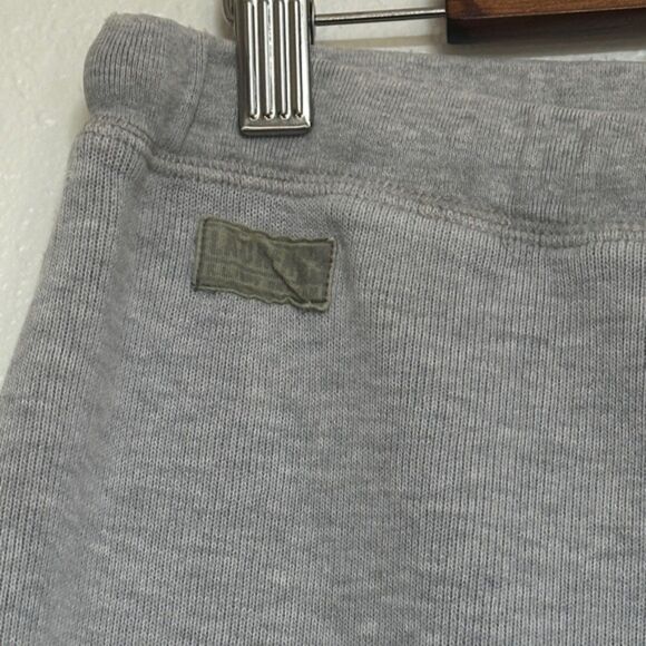 Ralph Lauren Cropped Sweat Pants Lounge Drawcord Petite Large Pullon Zip Hem - Picture 3 of 10